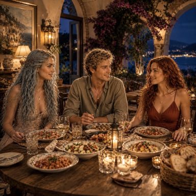 Luna, Emma and David
